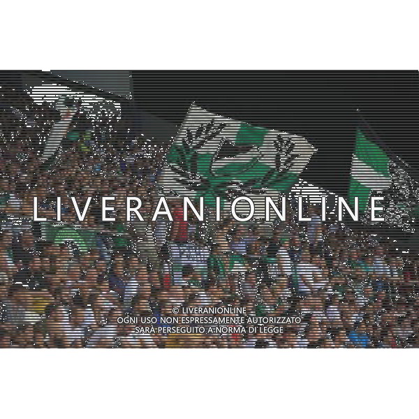 SASSUOLO - LUCERNA PRELIMINARI UEFA EUROPA LEAGUE 04 AGOSTO 2016 NELLA FOTO TIFOSI SASSUOLO ©GS/AGENZIA ALDO LIVERANI SAS
