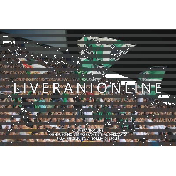 SASSUOLO - LUCERNA PRELIMINARI UEFA EUROPA LEAGUE 04 AGOSTO 2016 NELLA FOTO TIFOSI SASSUOLO ©GS/AGENZIA ALDO LIVERANI SAS