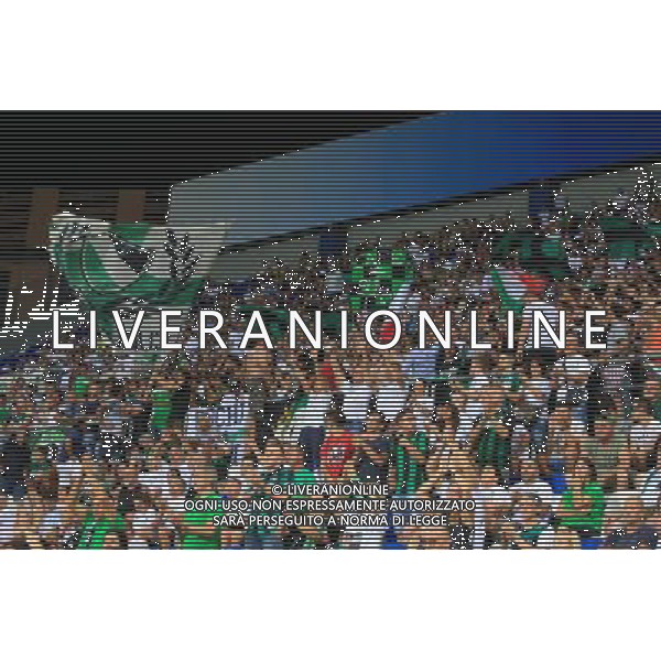 SASSUOLO - LUCERNA PRELIMINARI UEFA EUROPA LEAGUE 04 AGOSTO 2016 NELLA FOTO TIFOSI SASSUOLO ©GS/AGENZIA ALDO LIVERANI SAS