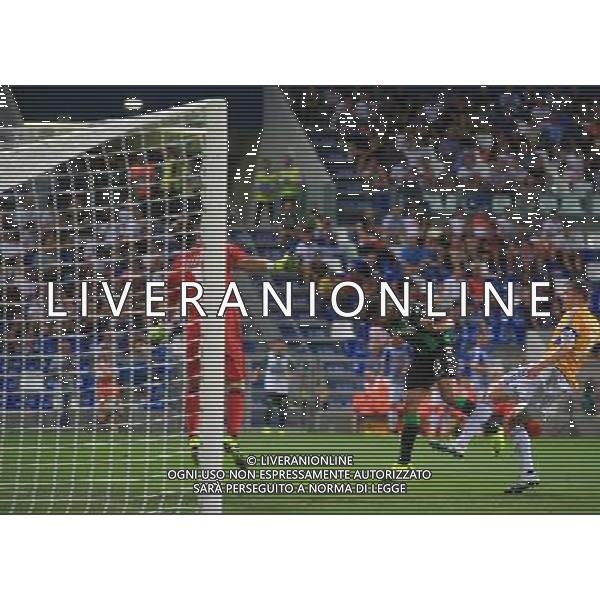 SASSUOLO - LUCERNA PRELIMINARI UEFA EUROPA LEAGUE 04 AGOSTO 2016 NELLA FOTO IL GOL DI DEFREL ©GS/AGENZIA ALDO LIVERANI SAS