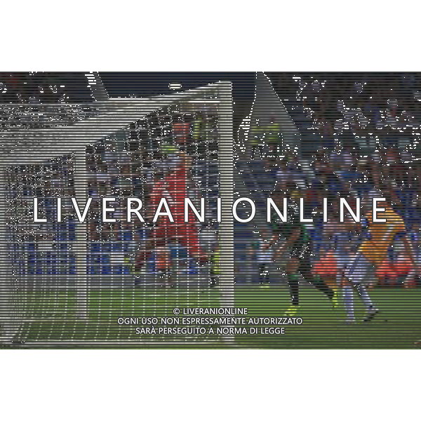 SASSUOLO - LUCERNA PRELIMINARI UEFA EUROPA LEAGUE 04 AGOSTO 2016 NELLA FOTO IL GOL DI DEFREL ©GS/AGENZIA ALDO LIVERANI SAS