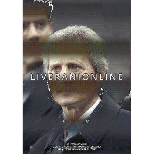 PARIGI FINALE DI COPPA UEFA INTER LAZIO 06/05/1998 NELLA FOTO SERGIO CRAGNOTTI PRESIDENTE LAZIO AG ALDO LIVERANI SAS