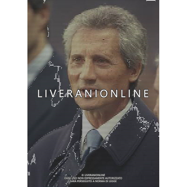 PARIGI FINALE DI COPPA UEFA INTER LAZIO 06/05/1998 NELLA FOTO SERGIO CRAGNOTTI PRESIDENTE LAZIO AG ALDO LIVERANI SAS