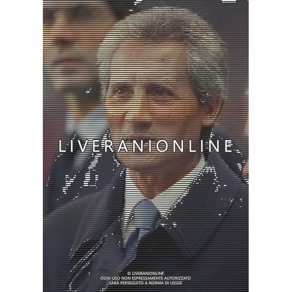 PARIGI FINALE DI COPPA UEFA INTER LAZIO 06/05/1998 NELLA FOTO SERGIO CRAGNOTTI PRESIDENTE LAZIO AG ALDO LIVERANI SAS