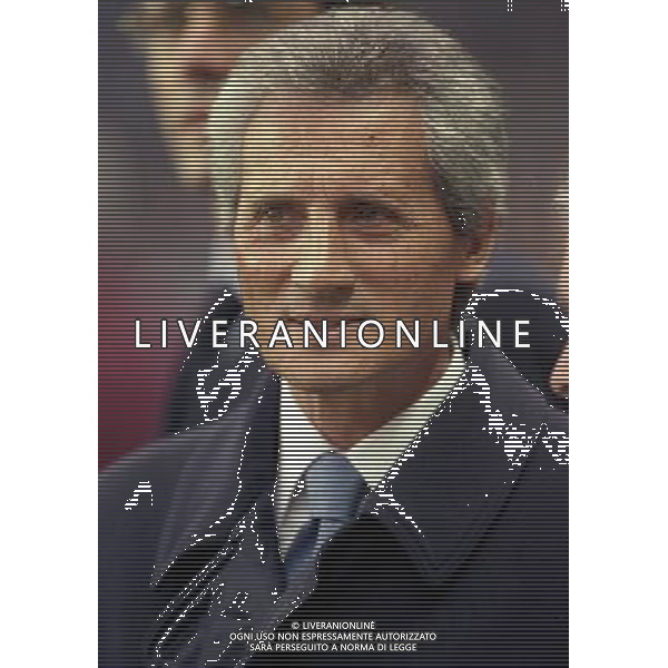PARIGI FINALE DI COPPA UEFA INTER LAZIO 06/05/1998 NELLA FOTO SERGIO CRAGNOTTI PRESIDENTE LAZIO AG ALDO LIVERANI SAS