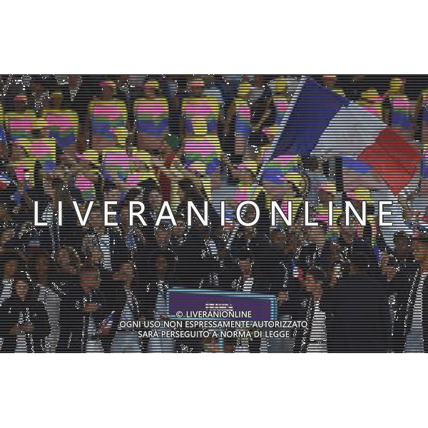 XXXI Olympic Games Giochi Olimpici Rio 2016 Rio de Janeiro - 05.08.2016 Cerimonia d\'Apertura Nella Foto:la delegazione francese /Ph.Vitez-Ag. Aldo Liverani