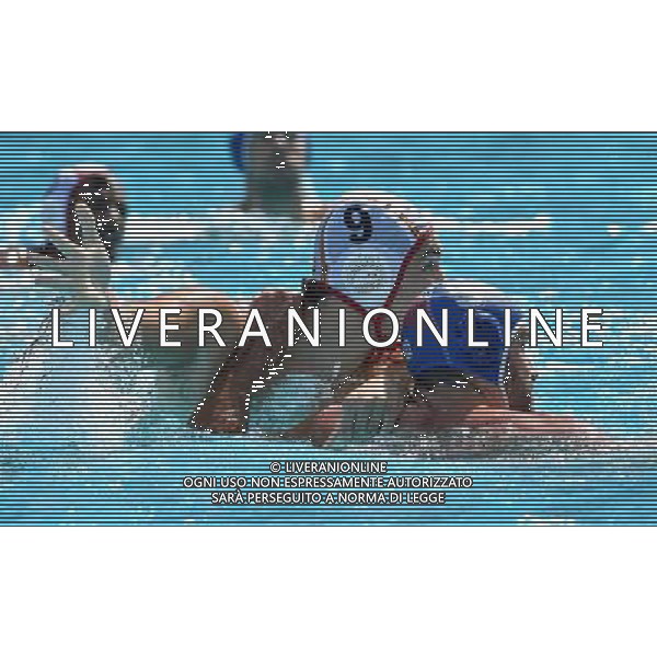 XXXI Olympic Games Giochi Olimpici Rio 2016 Rio de Janeiro - 06.08.2016 Pallanuoto Gruppo B Spagna-Italia Nella Foto:scontro tahull compte-fondelli andrea /Ph.Vitez-Ag. Aldo Liverani