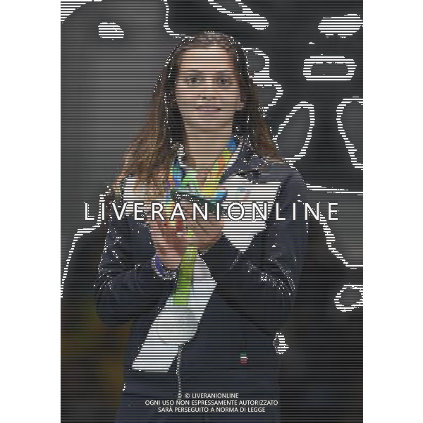 XXXI Olympic Games Giochi Olimpici Rio 2016 Rio de Janeiro - 06.08.2016 Finale Individuale Donne di Spada Nella Foto:Fiamingo Rossella (ITA) Medaglia d\'Argento /Ph.Vitez-Ag. Aldo Liverani