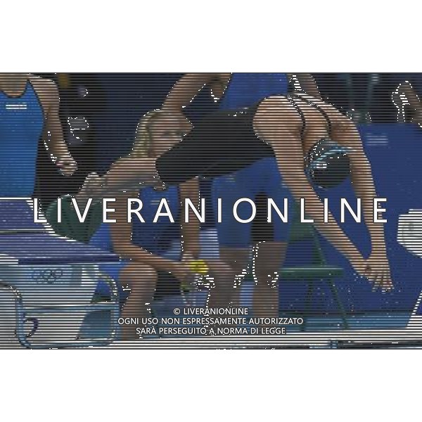 XXXI Olympic Games Giochi Olimpici Rio 2016 Rio de Janeiro - 06.08.2016 Nuoto Nella Foto:Finale Staffetta 4x100 Stile Libero Donne Federica Pellegrini /Ph.Vitez-Ag. Aldo Liverani