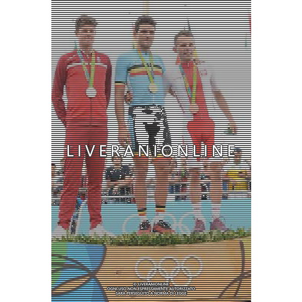 06-08-2016 Giochi Olimpici Elite Uomini; 2016, Bmc Racing; 2016, Astana; 2016, Tinkoff; Van Avermaet, Greg; Majka, Rafal; Rio De Janeiro; ©SIROTTI/AGENZIA ALDO LIVERANI SAS 06-08-2016 Giochi Olimpici Ciclismo Elite Uomini; Olimpiadi Rio Brasile 2016