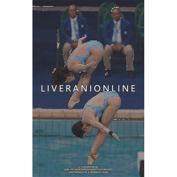 XXXI Olympic Games Giochi Olimpici Rio 2016 Rio de Janeiro - 07.08.2016 Finali Trampolino 3m Sincro Femminile Nella Foto:Cheong Jun Hoong - Sabri Nur Dhabitah /Ph.Vitez-Ag. Aldo Liverani