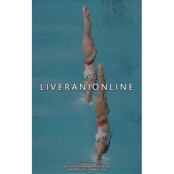 XXXI Olympic Games Giochi Olimpici Rio 2016 Rio de Janeiro - 07.08.2016 Finali Trampolino 3m Sincro Femminile Nella Foto:Blagg Alicia - Gallantree Rebecca /Ph.Vitez-Ag. Aldo Liverani