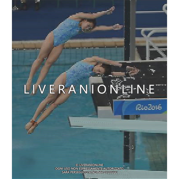 XXXI Olympic Games Giochi Olimpici Rio 2016 Rio de Janeiro - 07.08.2016 Finali Trampolino 3m Sincro Femminile Nella Foto:Cheong Jun Hoong - Sabri Nur Dhabitah /Ph.Vitez-Ag. Aldo Liverani