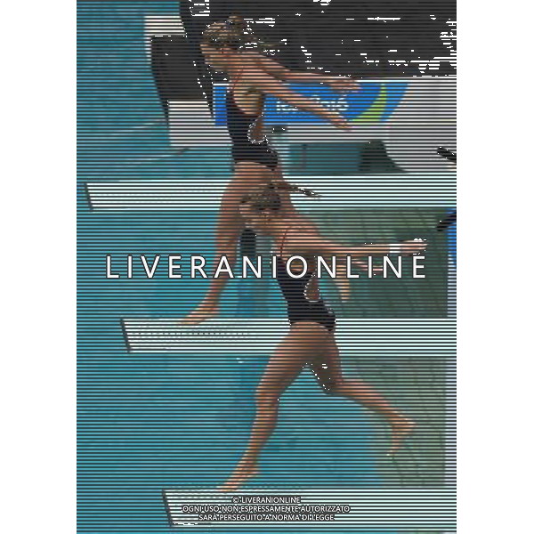 XXXI Olympic Games Giochi Olimpici Rio 2016 Rio de Janeiro - 07.08.2016 Finali Trampolino 3m Sincro Femminile Nella Foto:Tania Cagnotto e Francesca Dallape\' /Ph.Vitez-Ag. Aldo Liverani