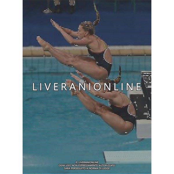 XXXI Olympic Games Giochi Olimpici Rio 2016 Rio de Janeiro - 07.08.2016 Finali Trampolino 3m Sincro Femminile Nella Foto:Tania Cagnotto e Francesca Dallape\' /Ph.Vitez-Ag. Aldo Liverani
