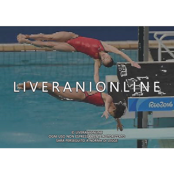 XXXI Olympic Games Giochi Olimpici Rio 2016 Rio de Janeiro - 07.08.2016 Finali Trampolino 3m Sincro Femminile Nella Foto:Shi Tingmao - Wu Minxia /Ph.Vitez-Ag. Aldo Liverani