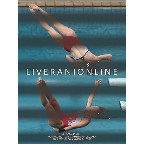 XXXI Olympic Games Giochi Olimpici Rio 2016 Rio de Janeiro - 07.08.2016 Finali Trampolino 3m Sincro Femminile Nella Foto:Blagg Alicia - Gallantree Rebecca /Ph.Vitez-Ag. Aldo Liverani