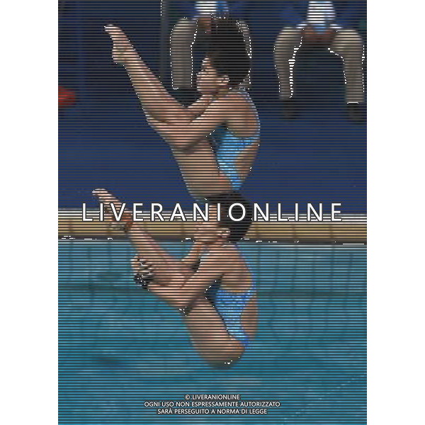 XXXI Olympic Games Giochi Olimpici Rio 2016 Rio de Janeiro - 07.08.2016 Finali Trampolino 3m Sincro Femminile Nella Foto:Cheong Jun Hoong - Sabri Nur Dhabitah /Ph.Vitez-Ag. Aldo Liverani