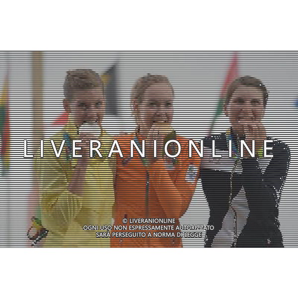 07-08-2016 Giochi Olimpici Elite Donne; 2016, Olanda; 2016, Svezia; 2016, Italia; Van Der Breggen, Anna; Johansson, Emma; Longo Borghini, Elisa; Rio De Janeiro; ©SIROTTI/AGENZIA ALDO LIVERANI SAS