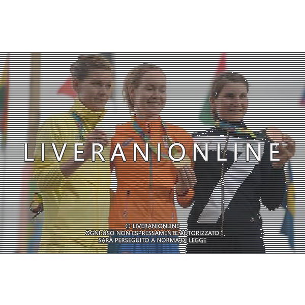 07-08-2016 Giochi Olimpici Elite Donne; 2016, Olanda; 2016, Svezia; 2016, Italia; Van Der Breggen, Anna; Johansson, Emma; Longo Borghini, Elisa; Rio De Janeiro; ©SIROTTI/AGENZIA ALDO LIVERANI SAS