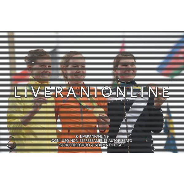 07-08-2016 Giochi Olimpici Elite Donne; 2016, Olanda; 2016, Svezia; 2016, Italia; Van Der Breggen, Anna; Johansson, Emma; Longo Borghini, Elisa; Rio De Janeiro; ©SIROTTI/AGENZIA ALDO LIVERANI SAS