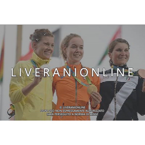 07-08-2016 Giochi Olimpici Elite Donne; 2016, Olanda; 2016, Svezia; 2016, Italia; Van Der Breggen, Anna; Johansson, Emma; Longo Borghini, Elisa; Rio De Janeiro; ©SIROTTI/AGENZIA ALDO LIVERANI SAS