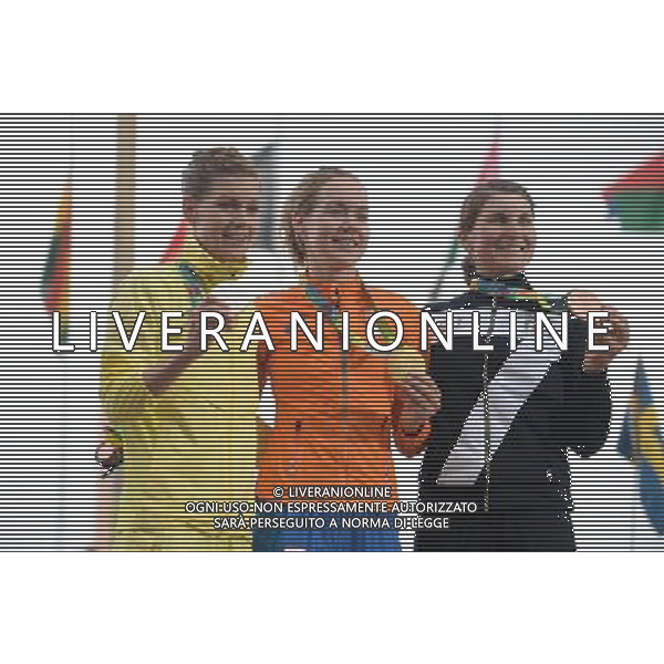 07-08-2016 Giochi Olimpici Elite Donne; 2016, Olanda; 2016, Svezia; 2016, Italia; Van Der Breggen, Anna; Johansson, Emma; Longo Borghini, Elisa; Rio De Janeiro; ©SIROTTI/AGENZIA ALDO LIVERANI SAS