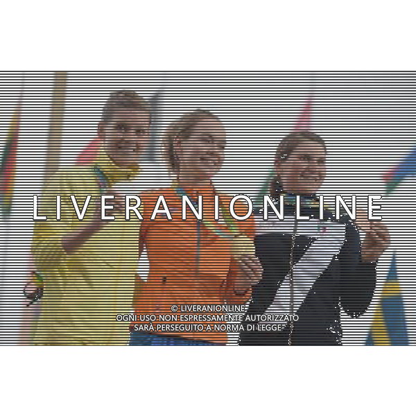 07-08-2016 Giochi Olimpici Elite Donne; 2016, Olanda; 2016, Svezia; 2016, Italia; Van Der Breggen, Anna; Johansson, Emma; Longo Borghini, Elisa; Rio De Janeiro; ©SIROTTI/AGENZIA ALDO LIVERANI SAS