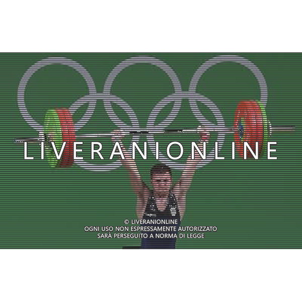 XXXI Olympic Games Giochi Olimpici Rio 2016 Rio de Janeiro - 07.08.2016 Finali Sollevamento Pesi 56Kg Nella Foto:SCARANTINO Mirco /Ph.Vitez-Ag. Aldo Liverani