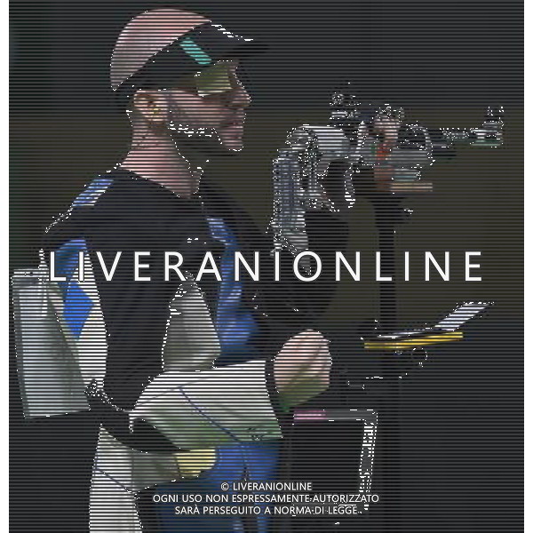 XXXI Olympic Games Giochi Olimpici Rio 2016 Rio de Janeiro - 08.08.2016 Finali Tiro a Segno 10m Nella Foto:Niccolo\' Campriani esulta /Ph.Vitez-Ag. Aldo Liverani