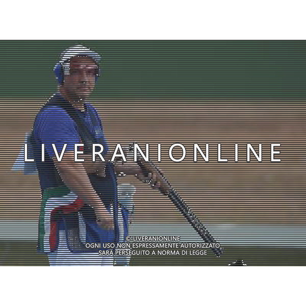 XXXI Olympic Games Giochi Olimpici Rio 2016 Rio de Janeiro - 08.08.2016 Finali Trap Fossa Olimpica di Tiro Nella Foto:Giovanni Pellielo /Ph.Vitez-Ag. Aldo Liverani