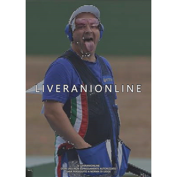 XXXI Olympic Games Giochi Olimpici Rio 2016 Rio de Janeiro - 08.08.2016 Finali Trap Fossa Olimpica di Tiro Nella Foto:Giovanni Pellielo /Ph.Vitez-Ag. Aldo Liverani