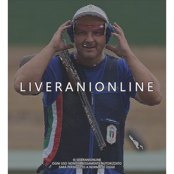 XXXI Olympic Games Giochi Olimpici Rio 2016 Rio de Janeiro - 08.08.2016 Finali Trap Fossa Olimpica di Tiro Nella Foto:Giovanni Pellielo /Ph.Vitez-Ag. Aldo Liverani