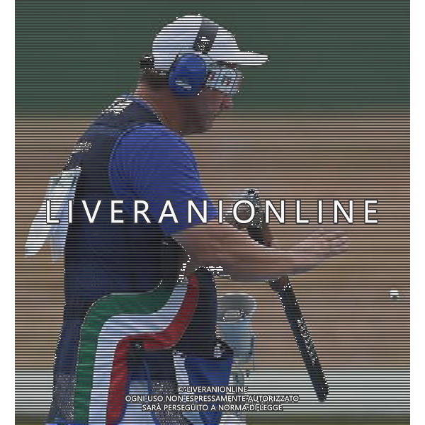 XXXI Olympic Games Giochi Olimpici Rio 2016 Rio de Janeiro - 08.08.2016 Finali Trap Fossa Olimpica di Tiro Nella Foto:Giovanni Pellielo /Ph.Vitez-Ag. Aldo Liverani