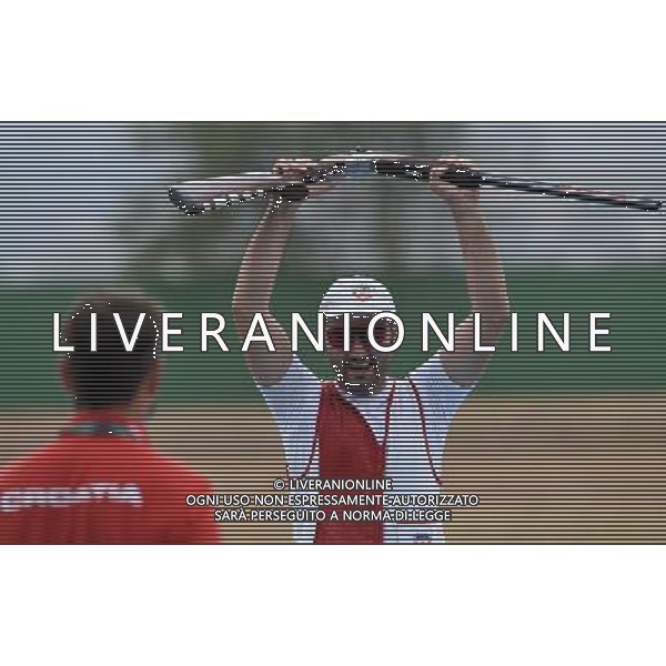XXXI Olympic Games Giochi Olimpici Rio 2016 Rio de Janeiro - 08.08.2016 Finali Trap Fossa Olimpica di Tiro Nella Foto:Glasnovic Josip esulta /Ph.Vitez-Ag. Aldo Liverani
