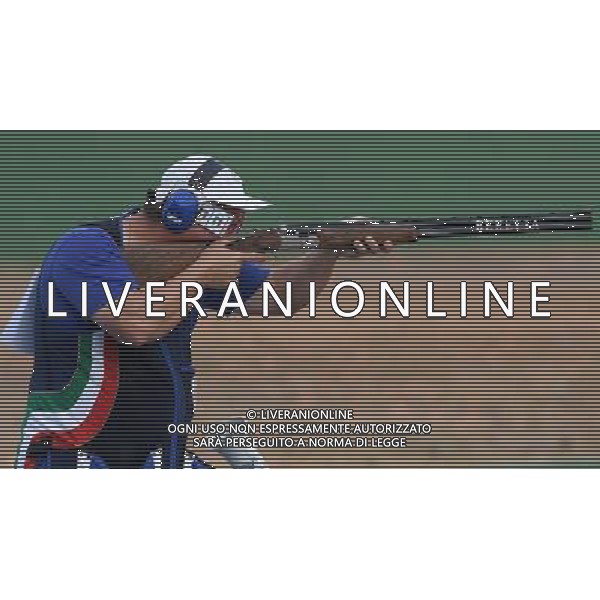 XXXI Olympic Games Giochi Olimpici Rio 2016 Rio de Janeiro - 08.08.2016 Finali Trap Fossa Olimpica di Tiro Nella Foto:Giovanni Pellielo /Ph.Vitez-Ag. Aldo Liverani