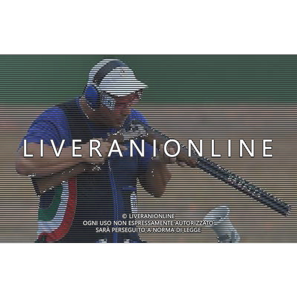 XXXI Olympic Games Giochi Olimpici Rio 2016 Rio de Janeiro - 08.08.2016 Finali Trap Fossa Olimpica di Tiro Nella Foto:Giovanni Pellielo /Ph.Vitez-Ag. Aldo Liverani