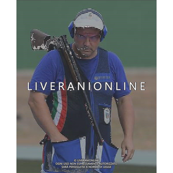 XXXI Olympic Games Giochi Olimpici Rio 2016 Rio de Janeiro - 08.08.2016 Finali Trap Fossa Olimpica di Tiro Nella Foto:Giovanni Pellielo /Ph.Vitez-Ag. Aldo Liverani
