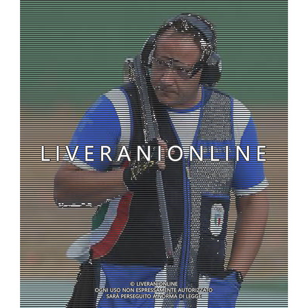 XXXI Olympic Games Giochi Olimpici Rio 2016 Rio de Janeiro - 08.08.2016 Finali Trap Fossa Olimpica di Tiro Nella Foto:Fabbrizi Massimo /Ph.Vitez-Ag. Aldo Liverani