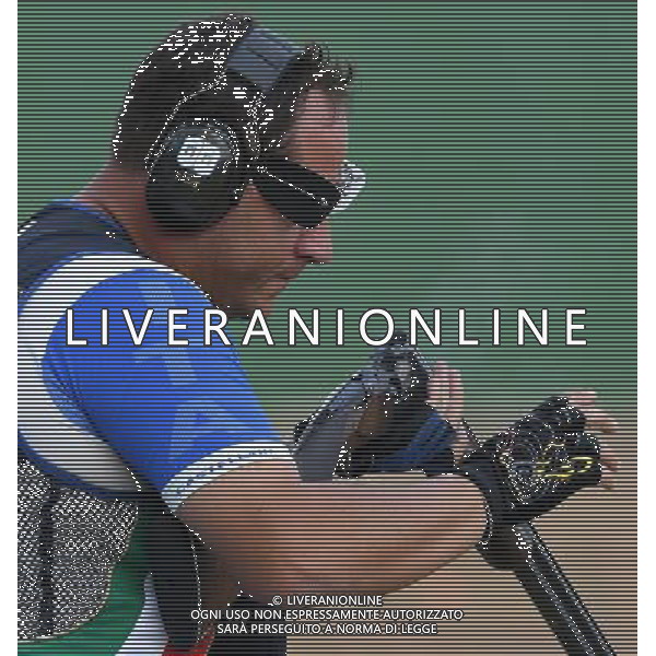XXXI Olympic Games Giochi Olimpici Rio 2016 Rio de Janeiro - 08.08.2016 Finali Trap Fossa Olimpica di Tiro Nella Foto:Fabbrizi Massimo /Ph.Vitez-Ag. Aldo Liverani