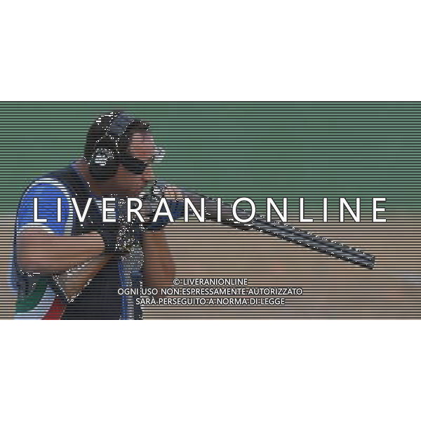 XXXI Olympic Games Giochi Olimpici Rio 2016 Rio de Janeiro - 08.08.2016 Finali Trap Fossa Olimpica di Tiro Nella Foto:Fabbrizi Massimo /Ph.Vitez-Ag. Aldo Liverani