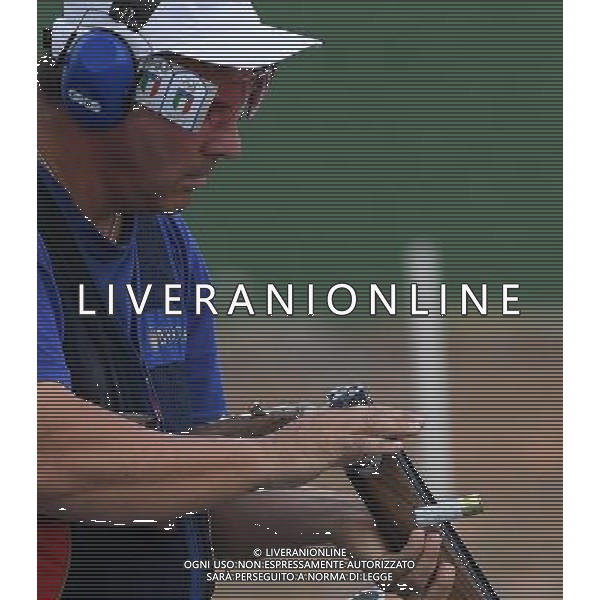 XXXI Olympic Games Giochi Olimpici Rio 2016 Rio de Janeiro - 08.08.2016 Finali Trap Fossa Olimpica di Tiro Nella Foto:Giovanni Pellielo /Ph.Vitez-Ag. Aldo Liverani