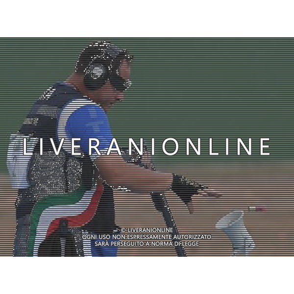 XXXI Olympic Games Giochi Olimpici Rio 2016 Rio de Janeiro - 08.08.2016 Finali Trap Fossa Olimpica di Tiro Nella Foto:Fabbrizi Massimo /Ph.Vitez-Ag. Aldo Liverani
