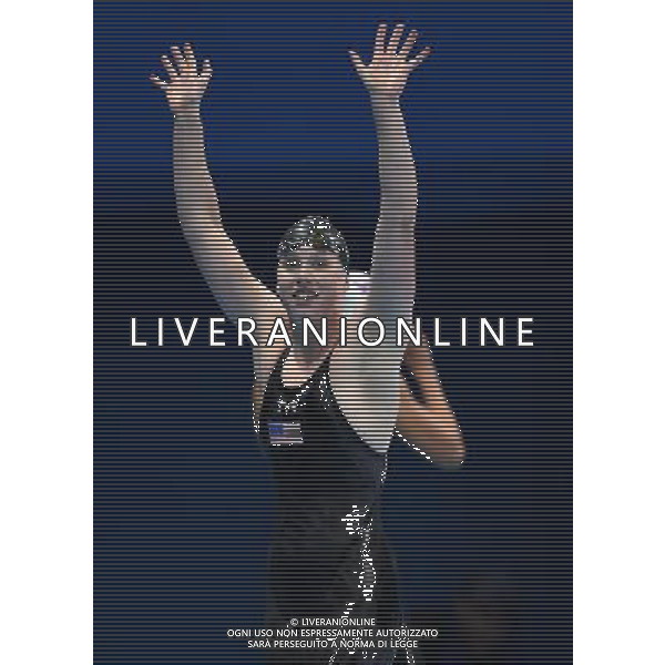 XXXI Olympic Games Giochi Olimpici Rio 2016 Rio de Janeiro - 08.08.2016 Nuoto Finale 100m Rana Femminile Nella Foto:King Lilly esulta /Ph.Vitez-Ag. Aldo Liverani