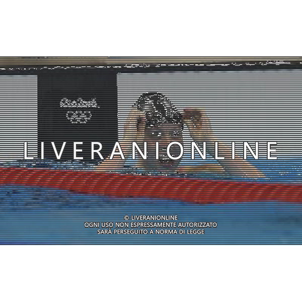 XXXI Olympic Games Giochi Olimpici Rio 2016 Rio de Janeiro - 08.08.2016 Nuoto Finale 100m Rana Femminile Nella Foto:King Lilly esulta /Ph.Vitez-Ag. Aldo Liverani