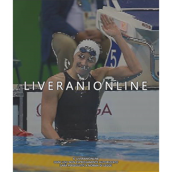 XXXI Olympic Games Giochi Olimpici Rio 2016 Rio de Janeiro - 08.08.2016 Nuoto Finale 100m Dorso Femminile Nella Foto:Hosszu Katinka esulta /Ph.Vitez-Ag. Aldo Liverani