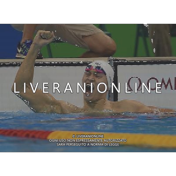 XXXI Olympic Games Giochi Olimpici Rio 2016 Rio de Janeiro - 08.08.2016 Nuoto Finale 200m Stile Libero Maschile Nella Foto:Sun Yang esulta /Ph.Vitez-Ag. Aldo Liverani