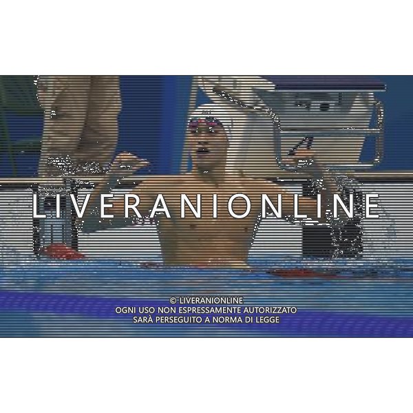 XXXI Olympic Games Giochi Olimpici Rio 2016 Rio de Janeiro - 08.08.2016 Nuoto Finale 200m Stile Libero Maschile Nella Foto:Sun Yang esulta /Ph.Vitez-Ag. Aldo Liverani