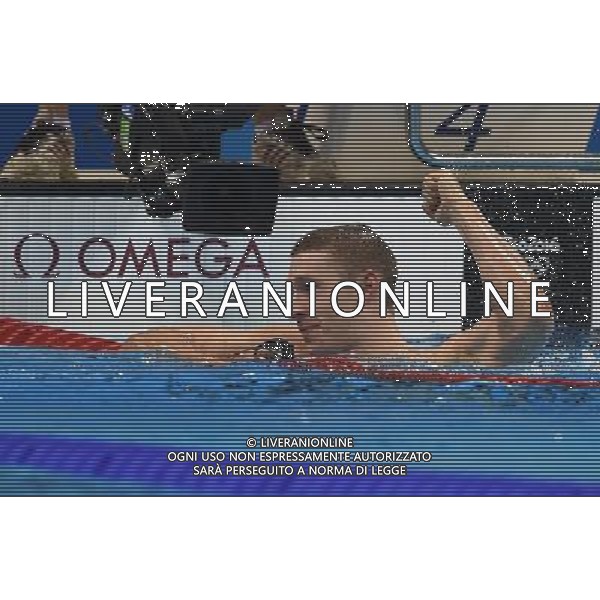 XXXI Olympic Games Giochi Olimpici Rio 2016 Rio de Janeiro - 08.08.2016 Nuoto Finale 100m Dorso Maschile Nella Foto:Murphy Ryan esulta /Ph.Vitez-Ag. Aldo Liverani