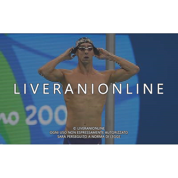 XXXI Olympic Games Giochi Olimpici Rio 2016 Rio de Janeiro - 08.08.2016 Nuoto Semifinale 200m Farfalla Maschile Nella Foto:Michael Phelps /Ph.Vitez-Ag. Aldo Liverani